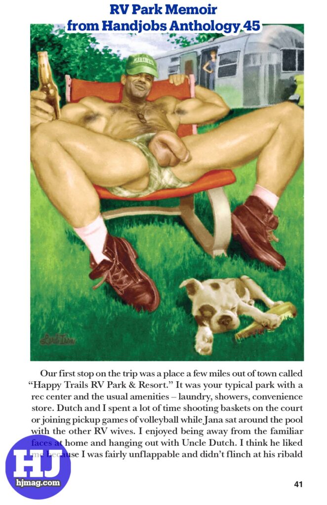 RV Park Memoir illustration of Uncle Ed “Dutch” McGraw.